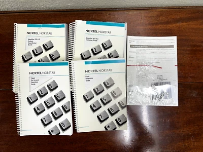 Nortel Norstar 4.0 Phone User Manuals - 4 Books Bundle - Plus NEW 20 User Cards - Image 1 of 4