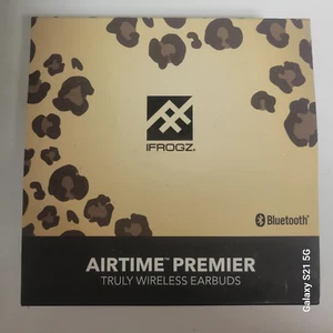 iFrogz Airtime Premier Truly Wireless Earbuds Leopard APrint Brand New In Box - Picture 1 of 6