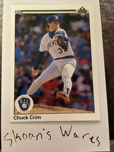 1990 Upper Deck - #511 Chuck Crim - Picture 1 of 2