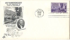 3 '48 FDCs 150 Mississippi Terr. SC#955, Disc. Gold SC#954, 1st Gov. Puerto Rico - Picture 1 of 3