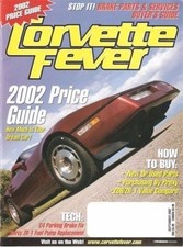 Chevrolet CORVETTE FEVER September 2002--1961,1972 350 coupe,1981,1987 and 2001