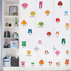 1 Set Kleideretiketten für Kinder Kleidung Aufkleber Klassifizierungsaufkleber