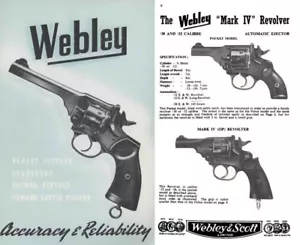 Catálogo de revólveres, pistolas y pistolas de aire Webley 1962 - Imagen 1 de 1