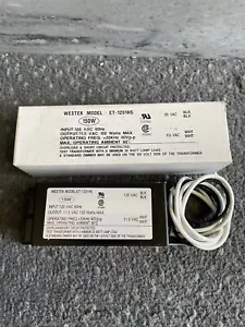 WESTEK Model ET-1201H5 150W 12V Hardwire TRANSFORMER for Light Fixtures - Picture 1 of 3