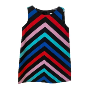 Milly Minis Girl's Sleeveless Striped Dress, Multicolor, Size 5 - Picture 1 of 1