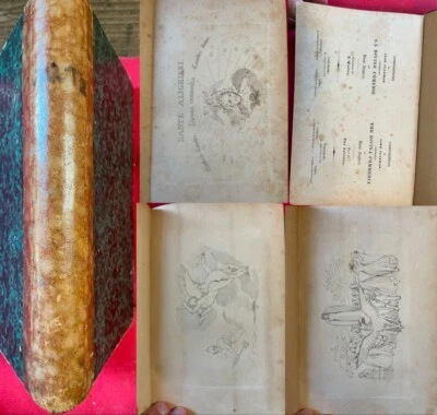 RARO-COMPOSIZIONI DI GIOVANNI FLAMAN DIVINA COMMEDIA-77 INCISIONI-CARLSRUHE 1807 - Immagine 1 di 4