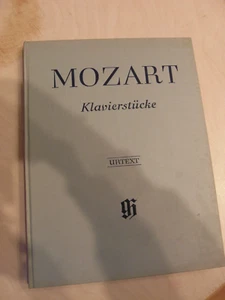Old Scores Mozart Piano Pieces Henle Urtext Bound Linen W. Lampe Menuett - Picture 1 of 5