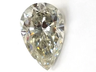 1.18CT Loose Diamond Natural Fancy Green-Yellow Color Pear Cut GIA Certified  - Image 1 of 4
