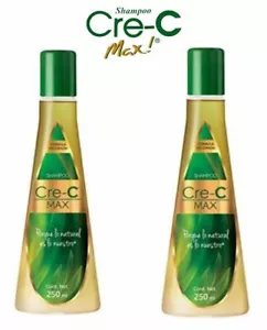 Shampoo Cre-C Max 2 Bottles 250 ml Grow Hair Loss Shampo Control - Picture 1 of 4
