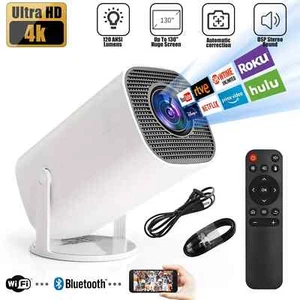 4K HD Beamer Android LED WiFi 5G Bluetooth HDMI USB Smart Office Heimkino - Bild 1 von 13