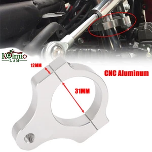 31MM CNC Universal Motorcycle Steering Damper Fork Frame Mounting Clamp Bracket - Bild 1 von 6