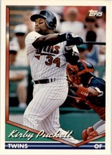 1994 Topps #100 Kirby Puckett Minnesota Twins