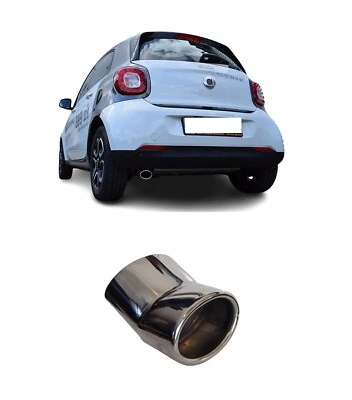 CARTUNER Tapa de escape para Smart Fortwo Forfour 453 de 2014 Escape Sport Escape - Imagen 1 de 4