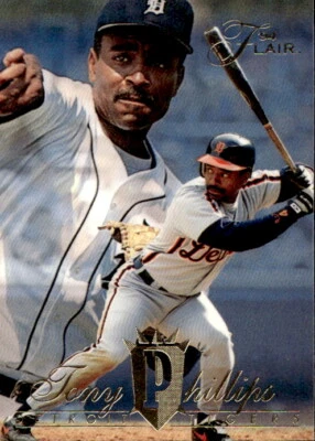 1994 Flair Tony Phillips 52 Detroit Tigers - Image 1 of 2