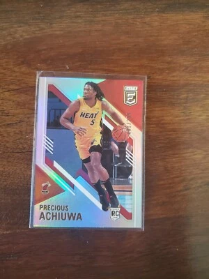 2020-21 Panini Elite Precious Achiuwa Silver Rookie 081/299 RC Heat SP #145 - Imagem 1 de 2