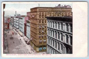 POSTAL KROPP MILWAUKEE PRE-1908 ST LOUIS MO BROADWAY NORTE DE LANGOSTA* - Imagen 1 de 2