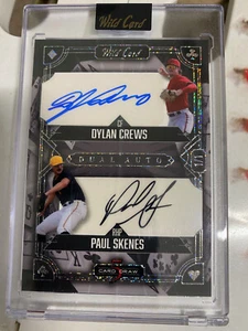 PAUL SKENES DYLAN CREWS 2024 Wild Card 5 Card Draw Autographed Auto LSU Black /1 - Picture 1 of 4
