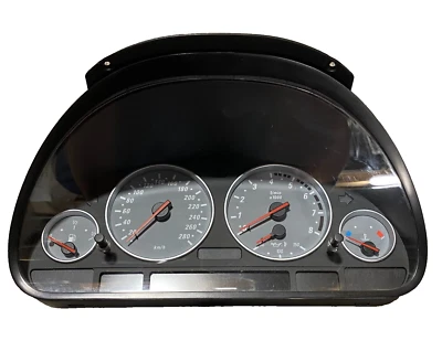 2002 2003 BMW E53 X5 4.6is KPH Instrument Cluster Gauges Speedometer 248k KM Foto 1 de 4