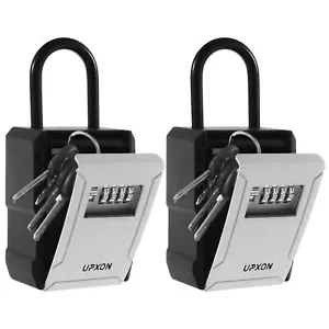 Key Lock Box Extra Large Key Storage Box with Resettable Code 4 Digit Combina... - Picture 1 of 6