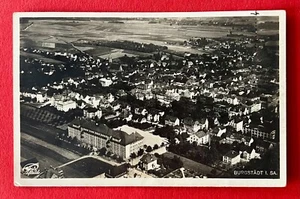 Foto AK BURGSTÄDT in Sachsen 1942 Luftbild Fliegeraufnahme ( 157081 - Bild 1 von 2