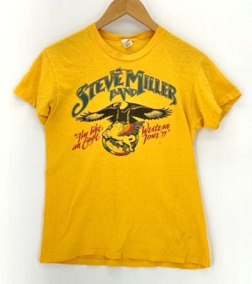 BANDA DE COLECCIÓN STEVE MILLER "Fly Like an Eagle Western Tour 1977" Concierto T Mujer M Foto 1 de 4