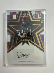 Comodín 2024 Auto Mania Dimitri Stanley 1/5 ¡Autógrafo de novato! - Imagen 1 de 2