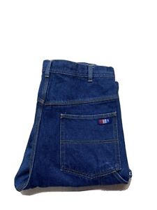 Size 32.5" Waist 32" Leg Mascot Milton Denim Blue Mens Work Jeans Trousers Pants