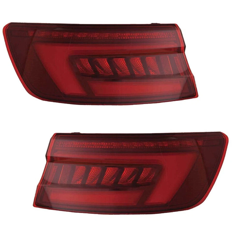 适合奥迪 A4 S4 SEDAN 2018 - 2019 年 LED 尾灯尾灯对 CAPA — 第 1/2 张图片
