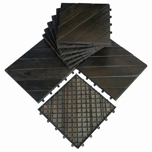 Lovupet Holz Outdoor Bodenbelag, ineinandergreifende Terrassenfliesen (10er Pack, 12" x12") - Bild 1 von 37