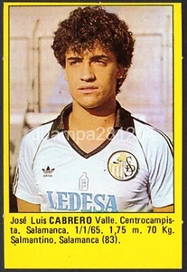 CABRERO - UD SALAMANCA 1983-84 CROMO SUPER FUTBOL 84 ROLLAN NUNCA PEGADO - Picture 1 of 2