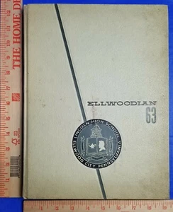 1963 Ellwoodian Ellwood City PA Lincoln High School Yearbook - Picture 1 of 10