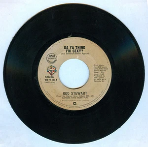 Philippines ROD STEWART Da Ya Think I’M Sexy? 45 rpm Vinyl WARNER  BROS. Records - Picture 1 of 2