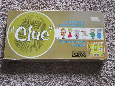 Vintage 1963 CLUE Board Game ~ Parker Brothers ~ Incomplete - Image 1 of 2