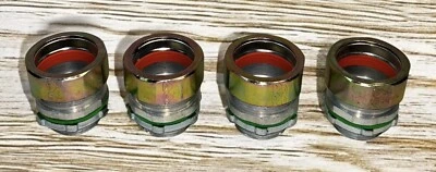 1” Ridgid Compression Connectors For Wet Locations Made In USA UL(4) - Image 1 of 2