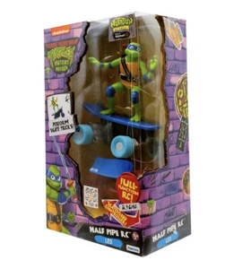 Teenage Mutant Ninja Turtles Mutant Mayhem Leo Leonardo Half Pipe RC Skateboard - Picture 1 of 8