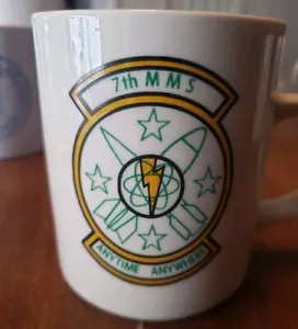 Dyess AFB 7th MMS Anytime Anywhere Commemorative Mug - Picture 1 of 2