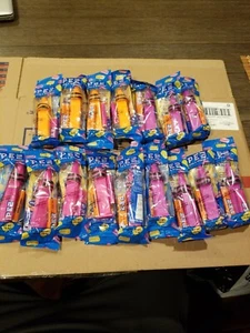 Lot of 16  Pez Dispensers Various Colors Crayola With Candy Pink Purple Orange  - Picture 1 of 5