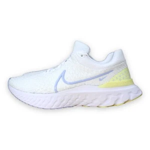 Nike React Infinity Run Flyknit 3 Running Shoes - Size 8 - White/Blue/Yellow - Picture 1 of 6