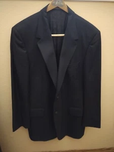 Talbots Sport Coat Black Wool Two Button Made In Italy Men's 44R - Picture 1 of 7