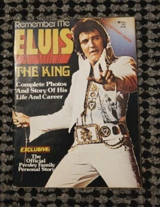 "Remember Me Elvis The King" 1977 Magazine  Vintage Presley  - Picture 1 of 7