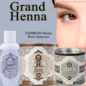 GRAND HENNA für Augenbrauen und Körpertönung 15g. 30g. tattoos bio tattoos BRAUN SCHWARZ - Bild 1 von 19