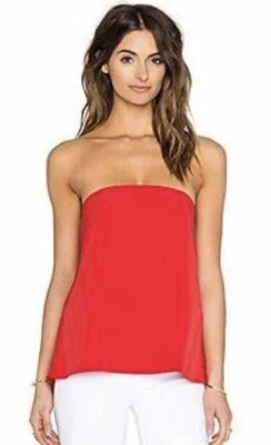 Top sin tirantes Milly BNWT en cascada talla 4 precio de venta sugerido por el fabricante 245 USD Foto 1 de 4