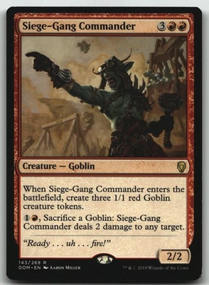 Siege-Gang Commander R Dominaria 143 LP - Image 1 of 2