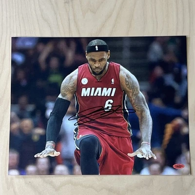 Lebron James Signed Photo 11x14” Large Photograph Autographed w/ COA Hologram - Image 1 of 4
