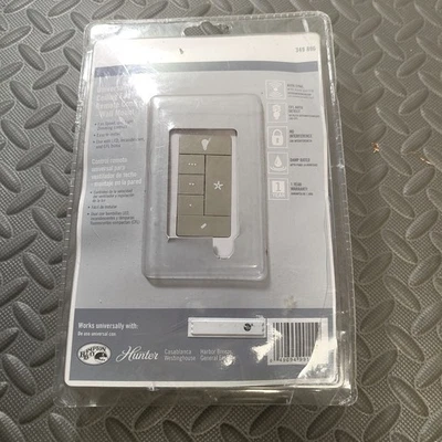 Hunter Universal Wall Mount Ceiling Fan Remote Control [349 896] (read descript) - Image 1 of 3