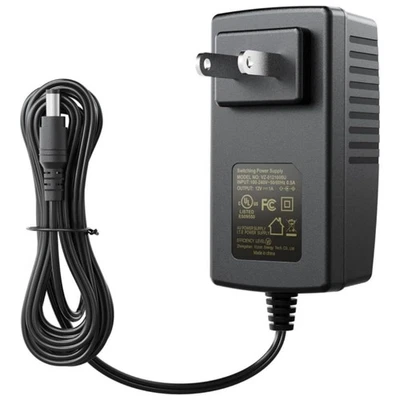 Adaptador de fuente de alimentación para cámara de seguridad CCTV ZOSI 12V 1A AC100-240V DC 10 PIES enchufe de EE. UU. Foto 1 de 4