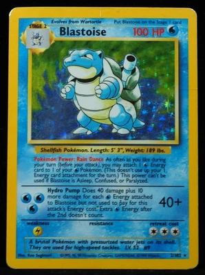 Blastoise #2 HP Creases Pokemon Card - Image 1 of 3