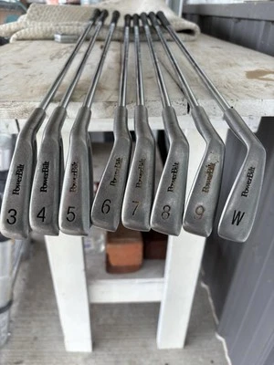 H&B PowerBilt Fuzzy Zoeller 3-9 & PW Wedge Set Iron RH Golf Club Steel Shaft BH - Image 1 of 4