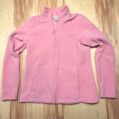 L.L. Chaqueta polar Bean para mujer rosa Polartec XS cremallera completa Foto 1 de 4
