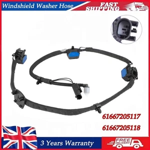 WINDSHIELD WASHER NOZZLES SPRAY JET FOR BMW F10 F11 F18 61667205117 61667205118 - Imagen 1 de 9